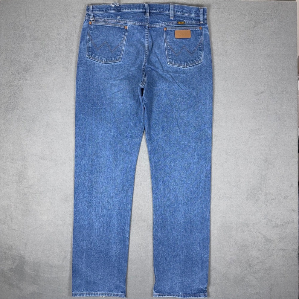Wrangler 13MWZPW Jeans Mens 38x34 Cowboy Cut Original Fit Western Rodeo Denim - Picture 2 of 9